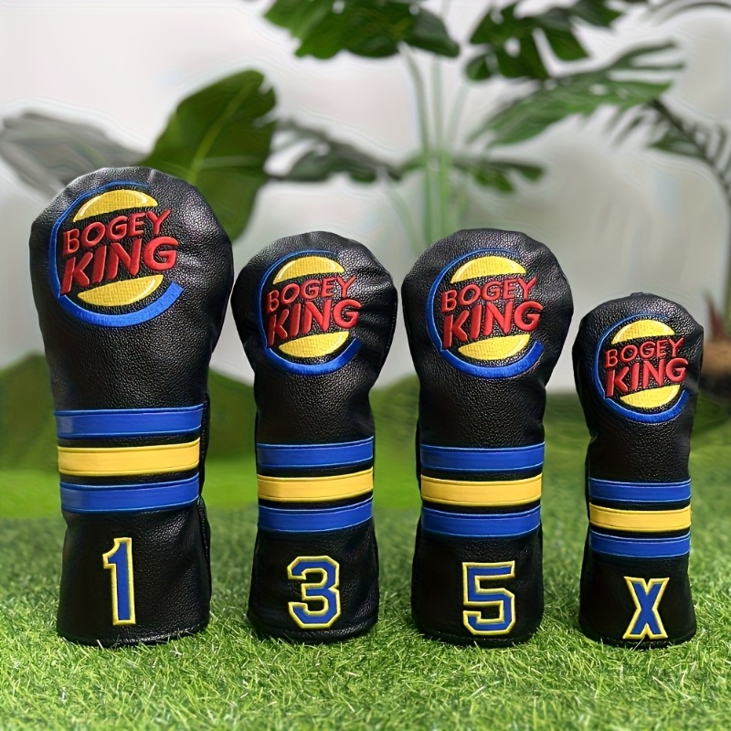 Golf Equipment Rack - Fashionable Golf Club Head Covers; Golf
