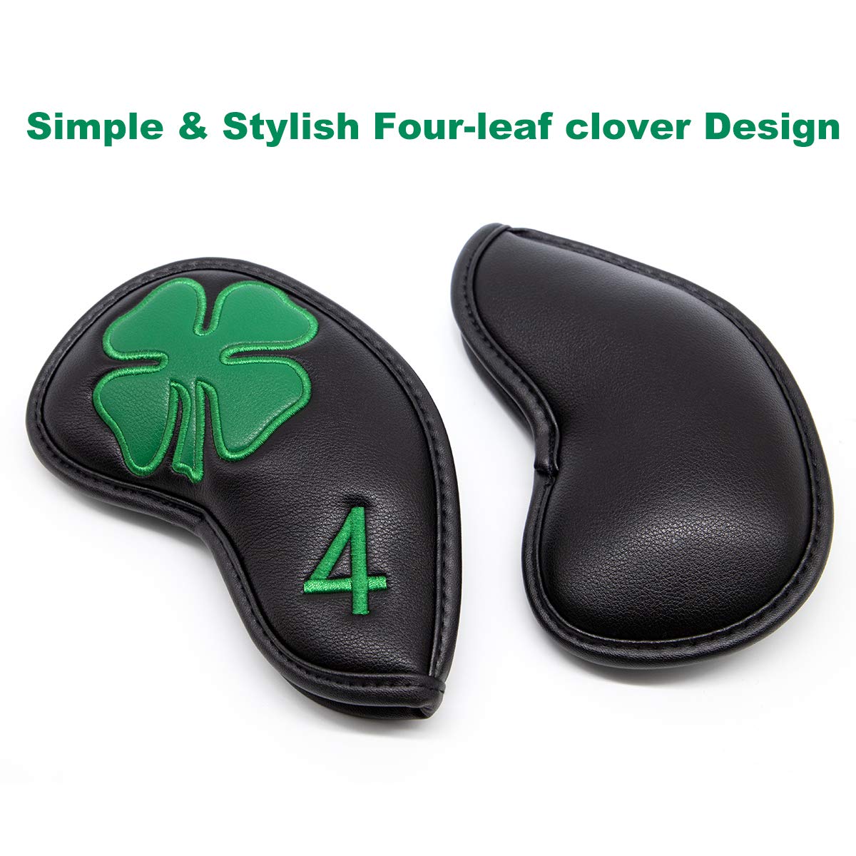 Golf Iron Head Covers Black Lu - Golf Club Iron Set 评论和价格