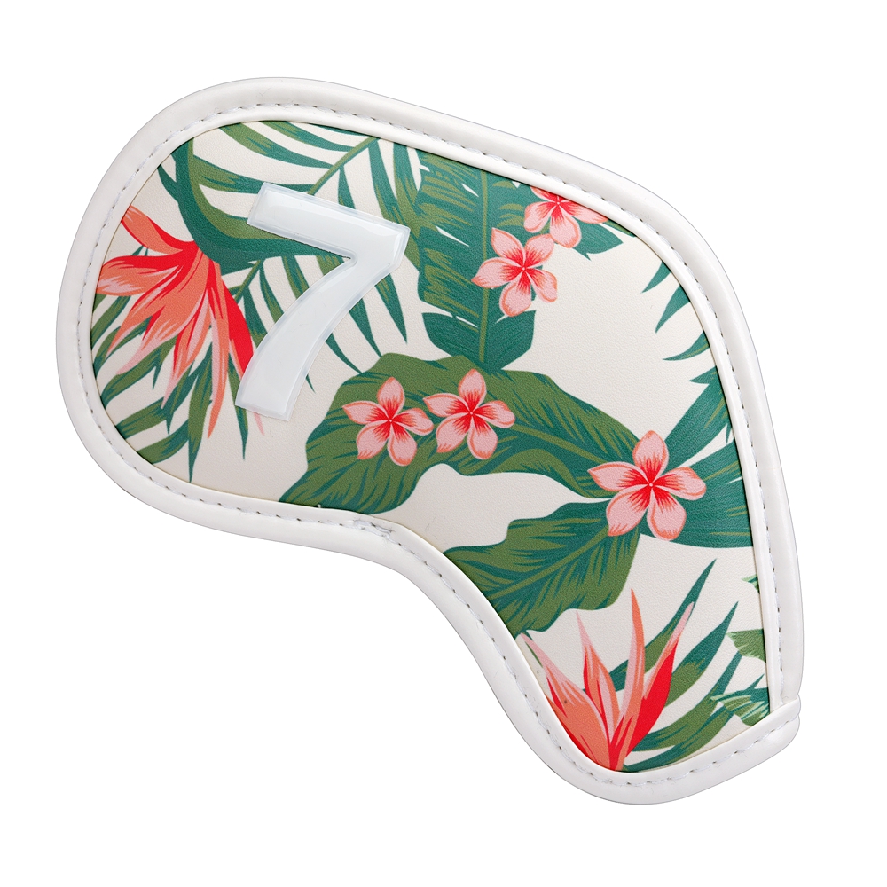 9pcs a Set PU Leather Hawaiian - Golf Club Iron Set 评论和价格