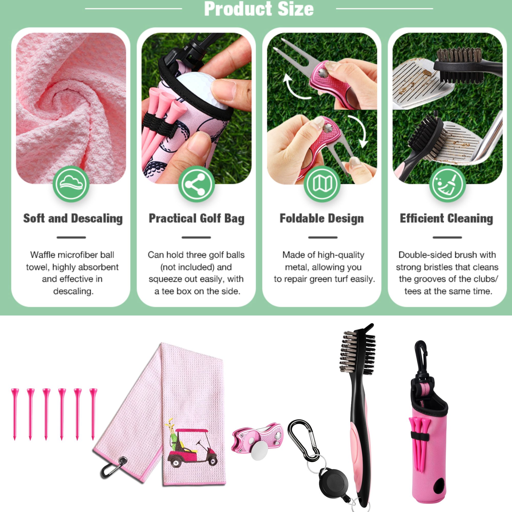 10 Pcs Golf Accessories Kit, I - Golf Equipment Stores 评论和价格
